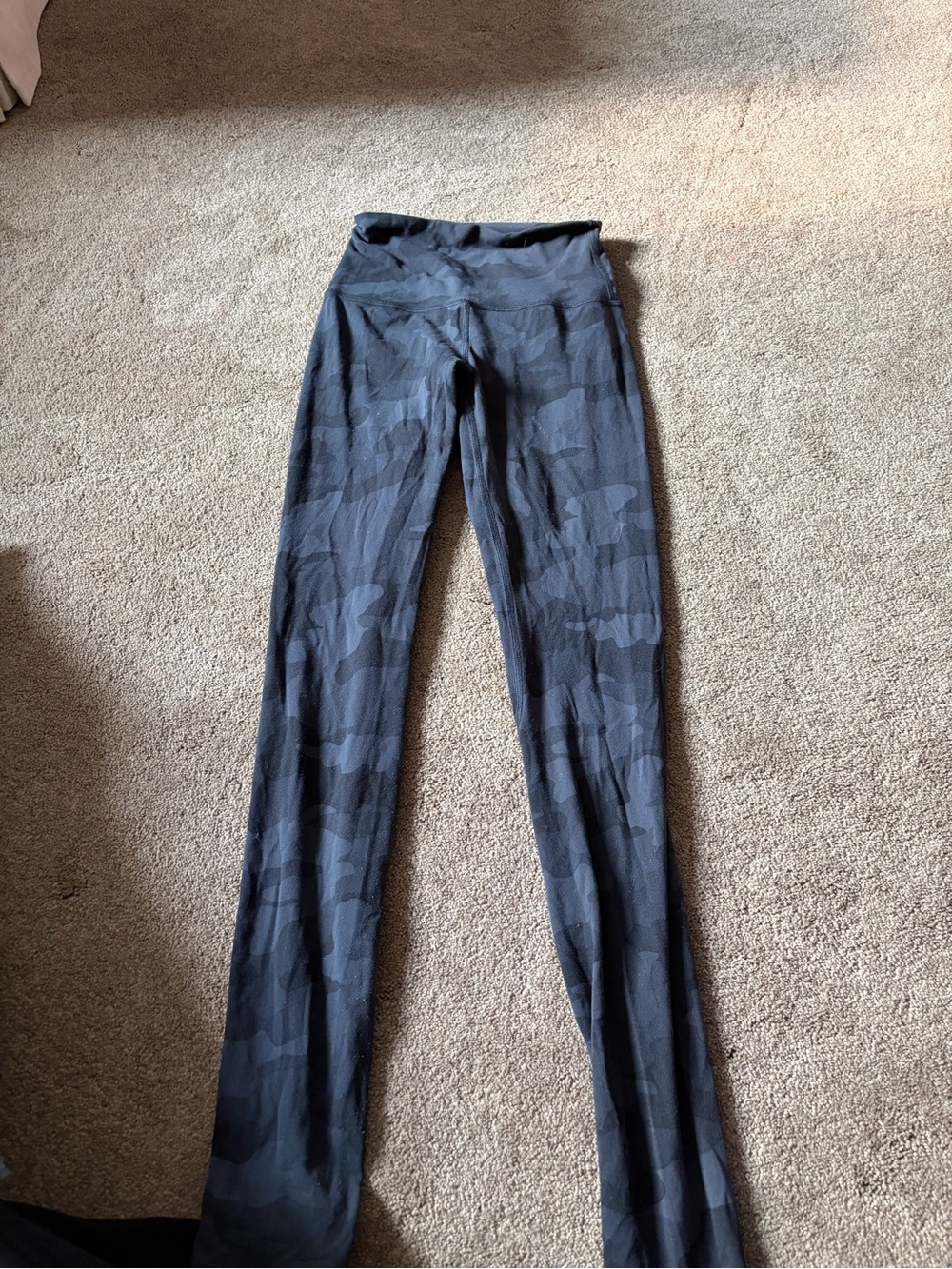 lululemon athletica Black Camo High-Rise Leggings